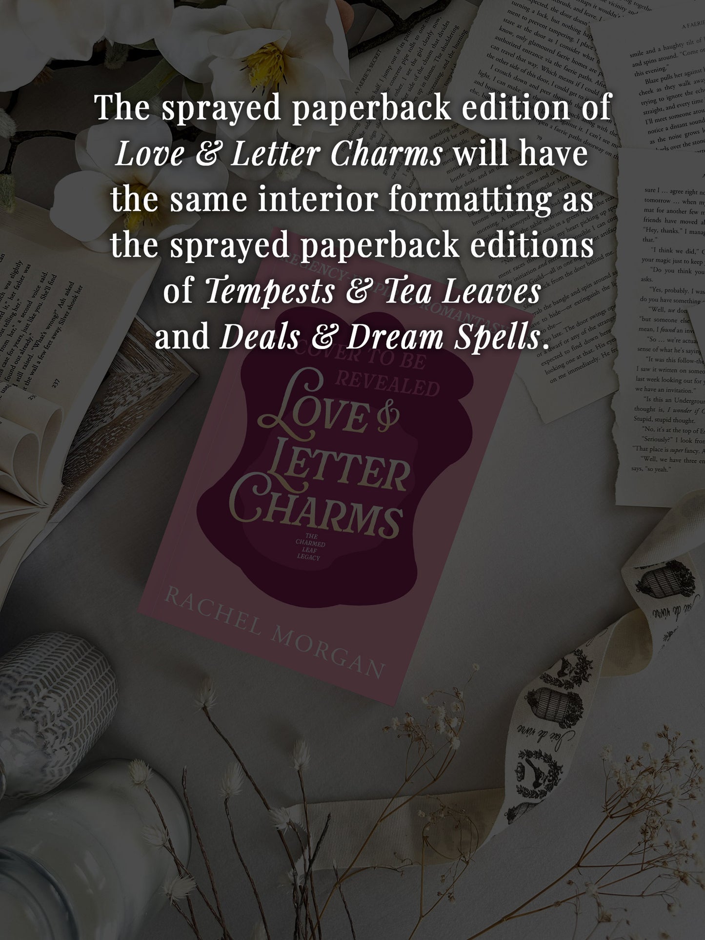 Sprayed Paperback - LOVE & LETTER CHARMS