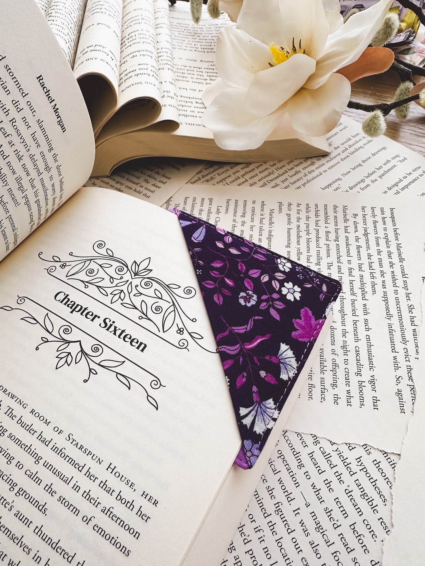 Fabric Corner Bookmark